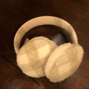 Burberry Pink Cashmere Earmuffs
